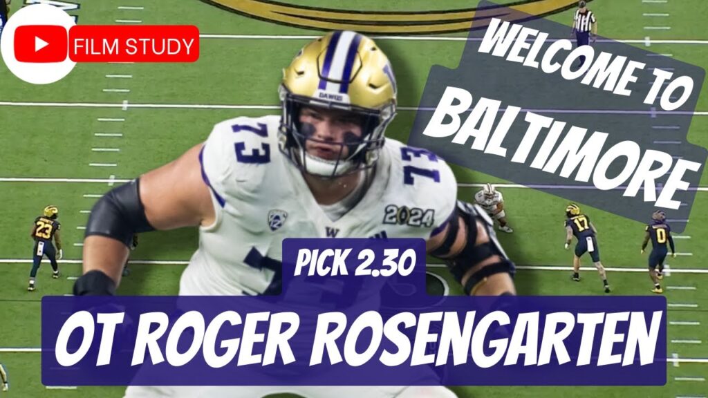 what does roger rosengarten bring to the baltimore ravens 2024 nfl draft film breakdown