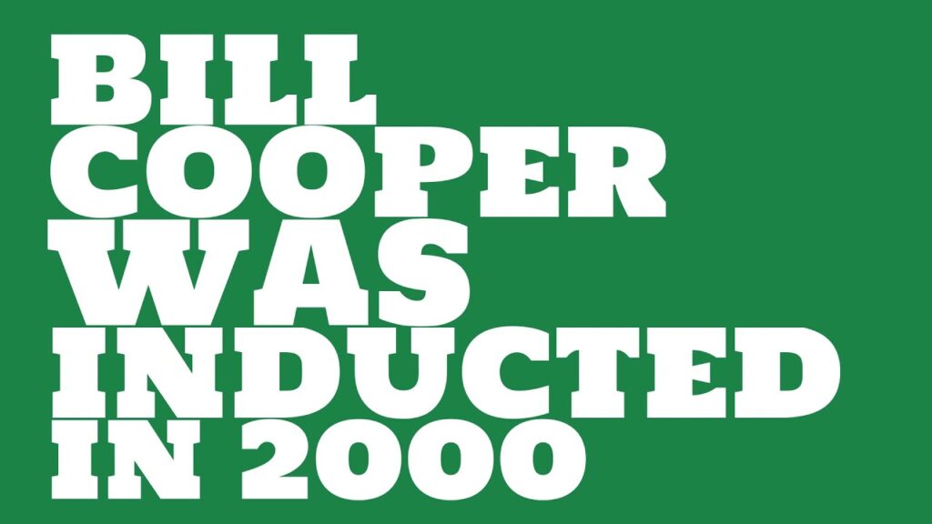 when was bill cooper inducted into the college football hall of fame