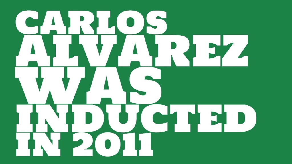 when was carlos alvarez inducted into the college football hall of fame