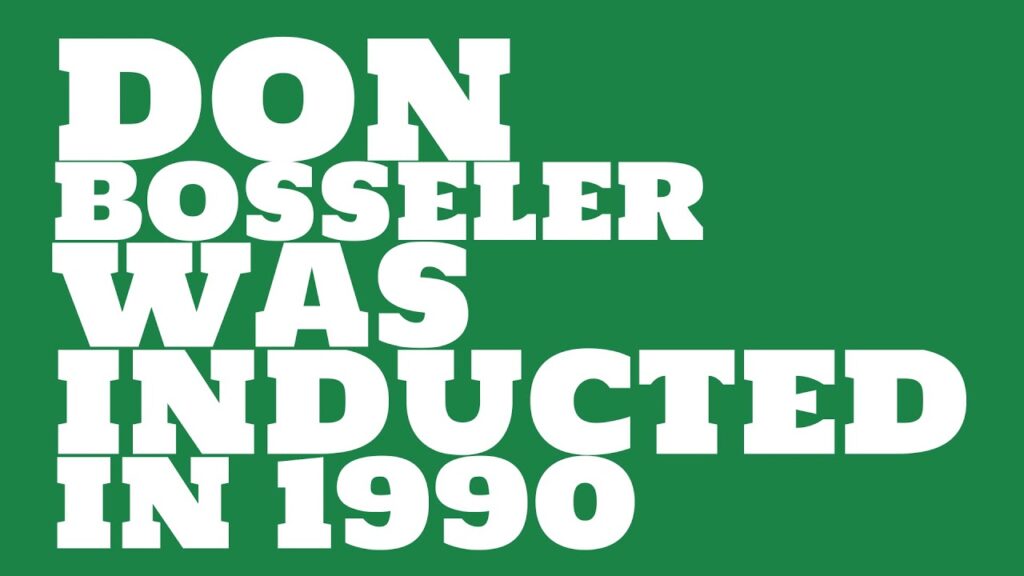 when was don bosseler inducted into the college football hall of fame