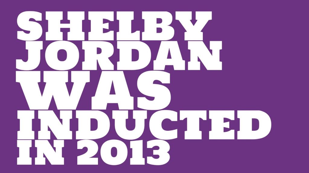 when was shelby jordan inducted into the college football hall of fame