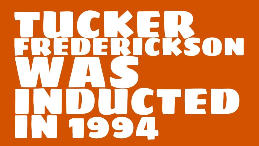 when was tucker frederickson inducted into the college football hall of fame