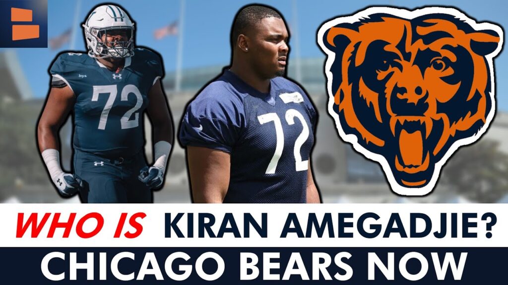 who is kiran amegadjie chicago bears analysis deep dive into 3rd round pick out of yale