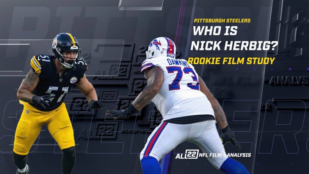 who is nick herbig rookie film study of the steelers 4th round pick steelers pittsburghsteelers