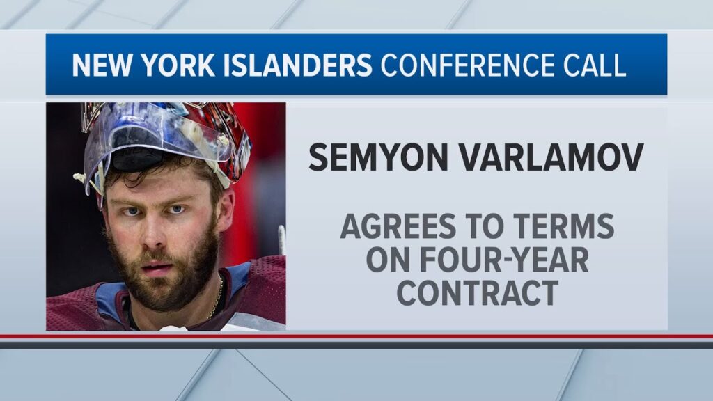 why semyon varlamov decided to sign with the islanders nhl