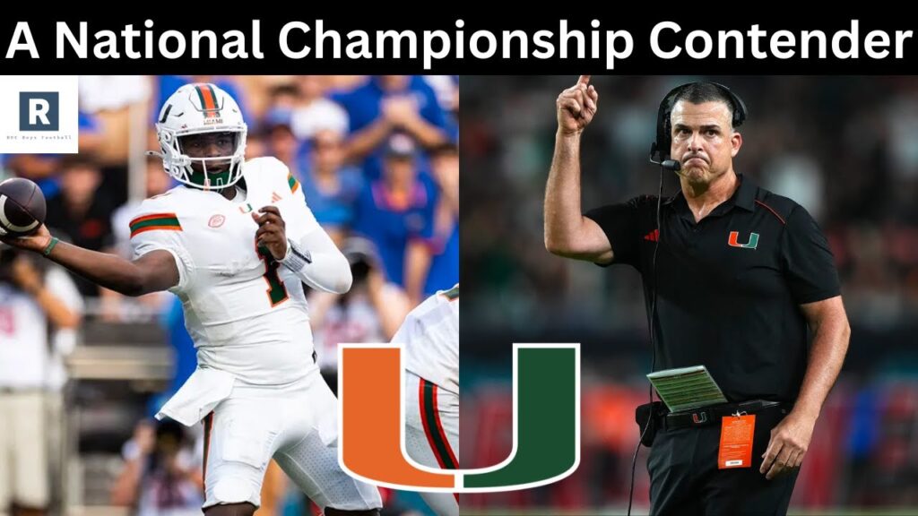 why the miami hurricanes are a legit national championship contender miami hurricanes football