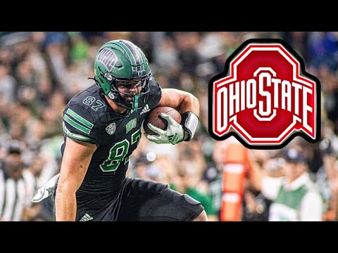 will kacmarek highlights ohio state te transfer from ohio