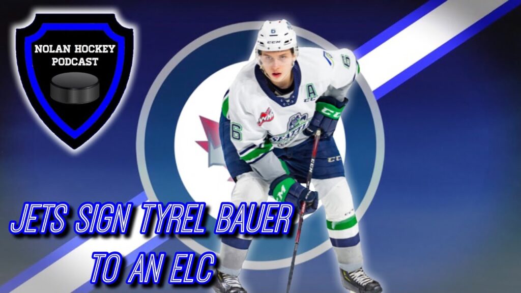 winnipeg jets sign tyrel bauer to elc