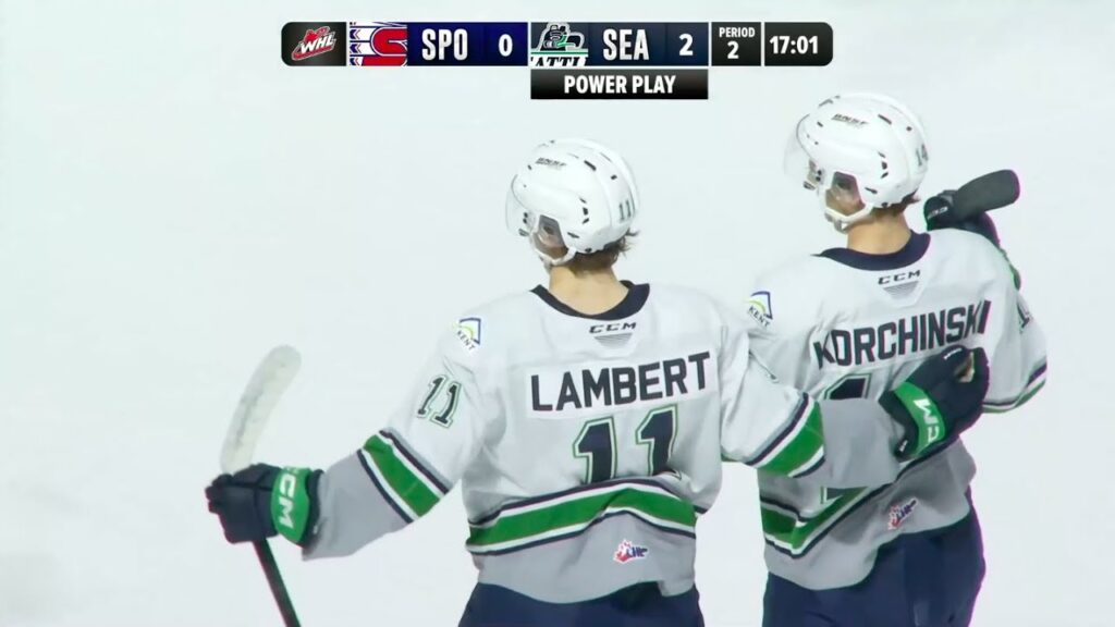 winnipeg jets top prospect brad lamberts insane highlights with the seattle thunderbird in the whl