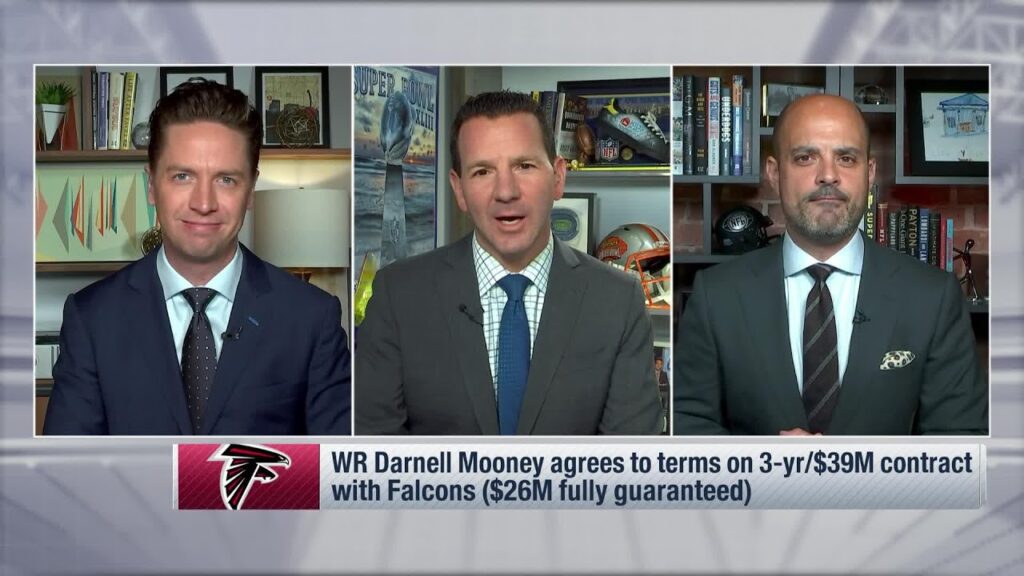 wr darnell mooney agrees to 3 year 39m contract with falcons