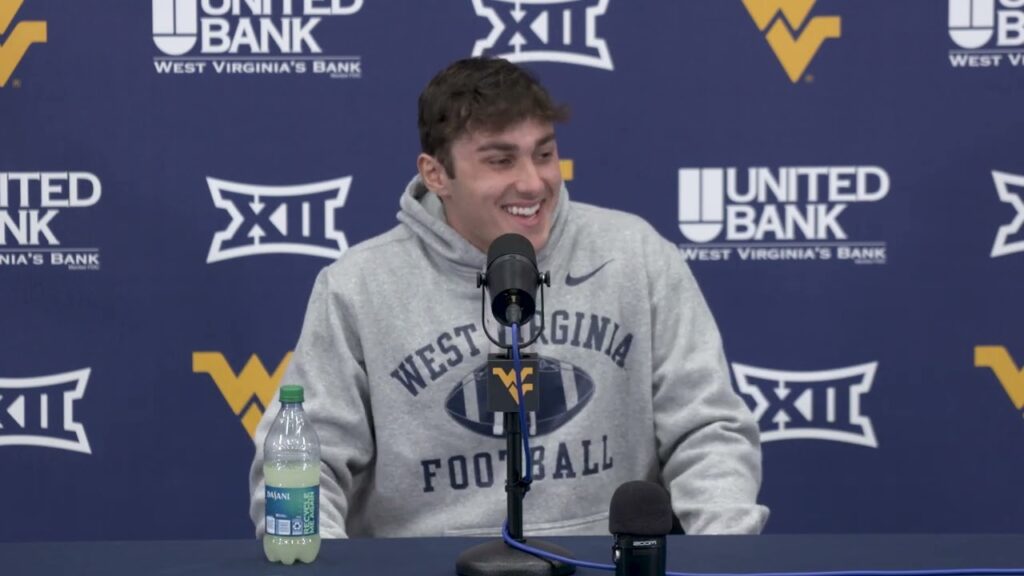 wvu k michael hayes talks his personality why he transferred to west virginia 11 6 23