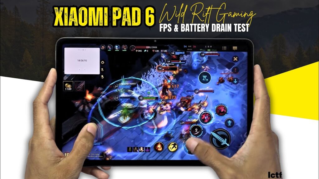 xiaomi pad 6 wild rift gaming test league of legends lol mobile