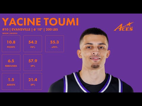 yacine toumi evansville 2023 24 transfer portal highlights