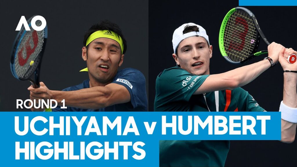 yasutaka uchiyama vs ugo humbert match highlights 1r australian open 2021