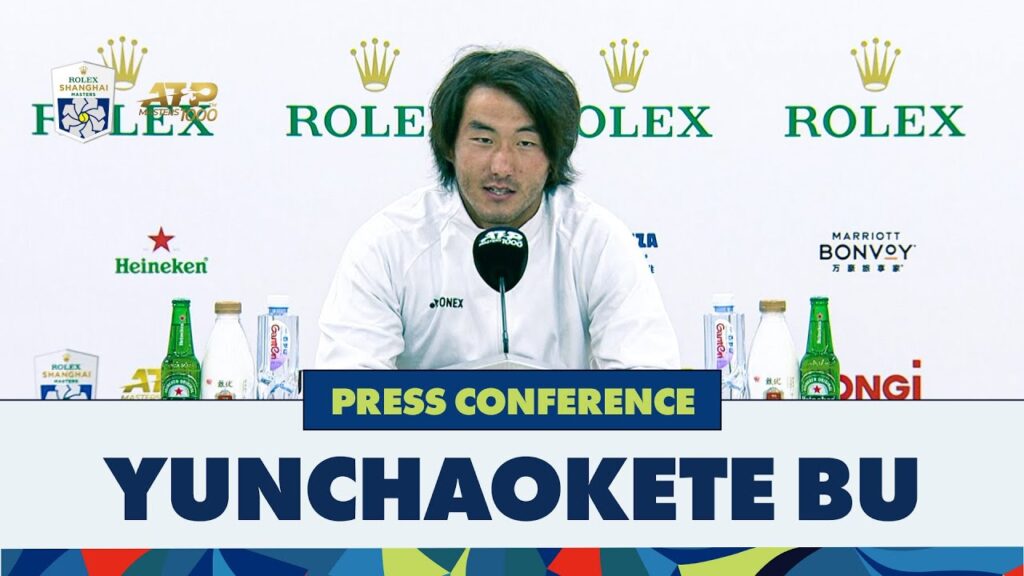 yunchaokete bu reflects on first atp win rolex shanghai masters 2023 press conference round 1 1