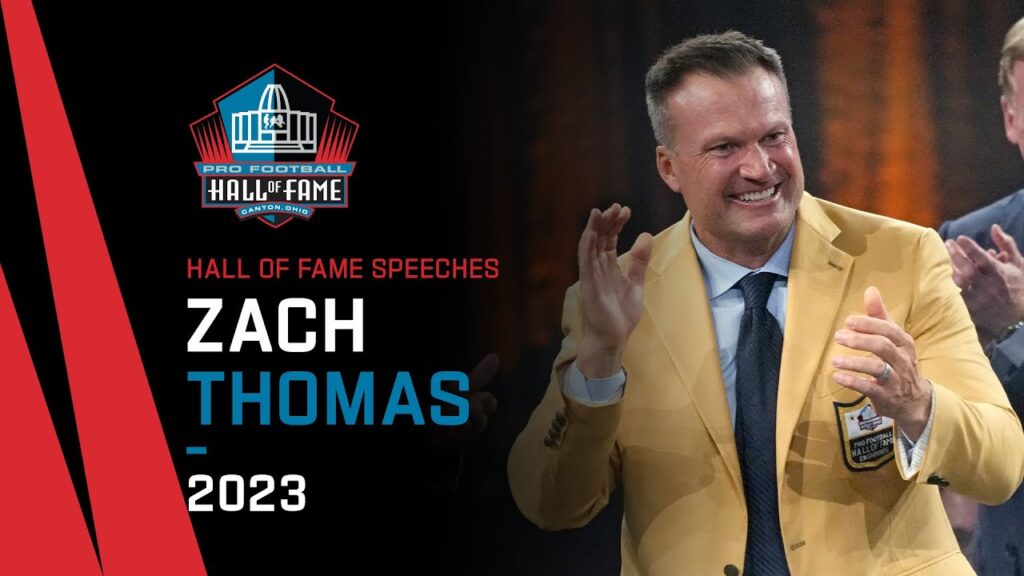 zach thomas full hall of fame speech 2023 pro football hall of fame nfl