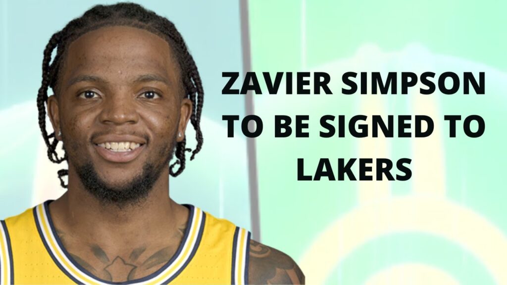 zavier simpson signs with lakers