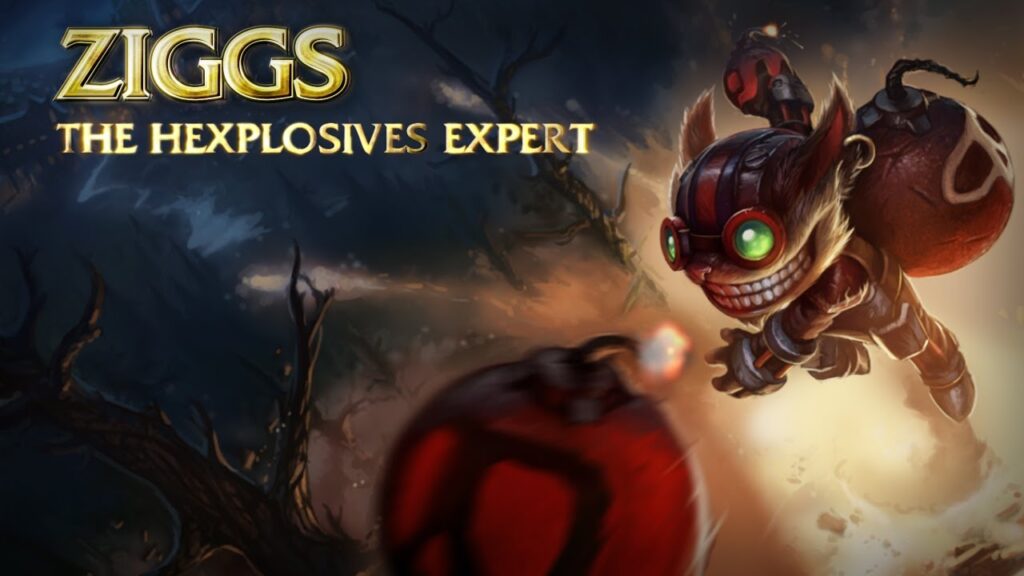 ziggs champion spotlight gameplay league of legends