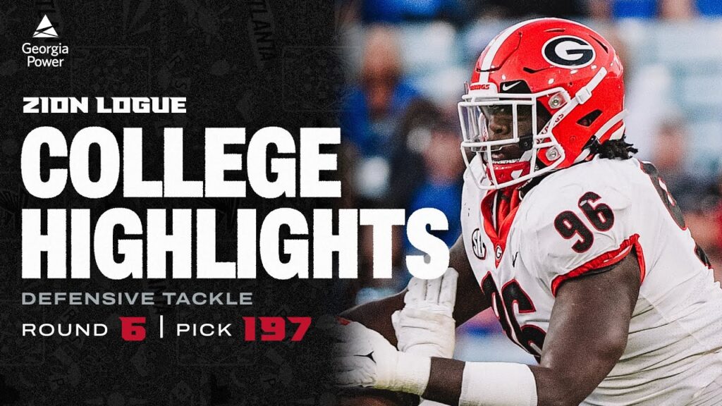 zion logue college highlights 2024 nfl draft atlanta falcons