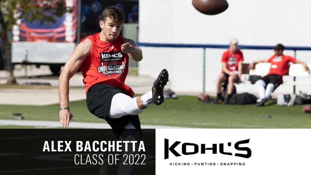 1 ranked punter in america alex bacchetta class of 2022