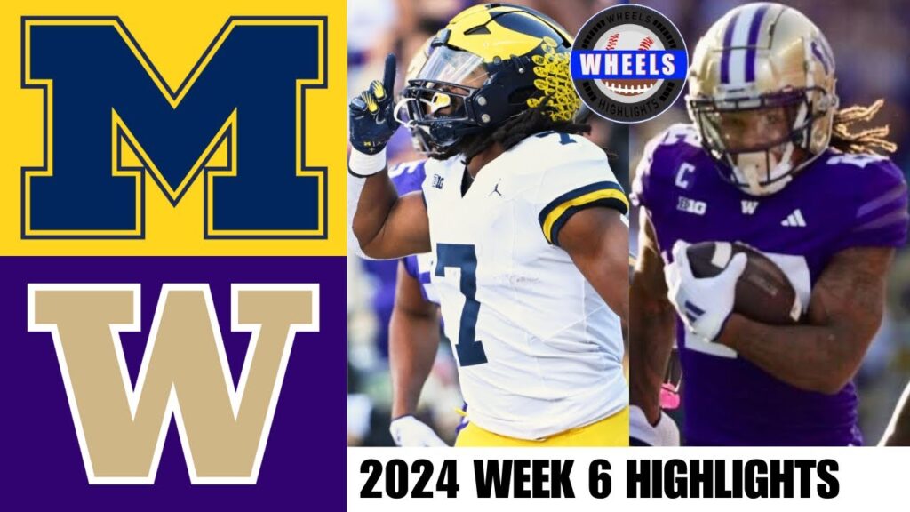 10 michigan vs washington full game highlights 2024 college football highlights