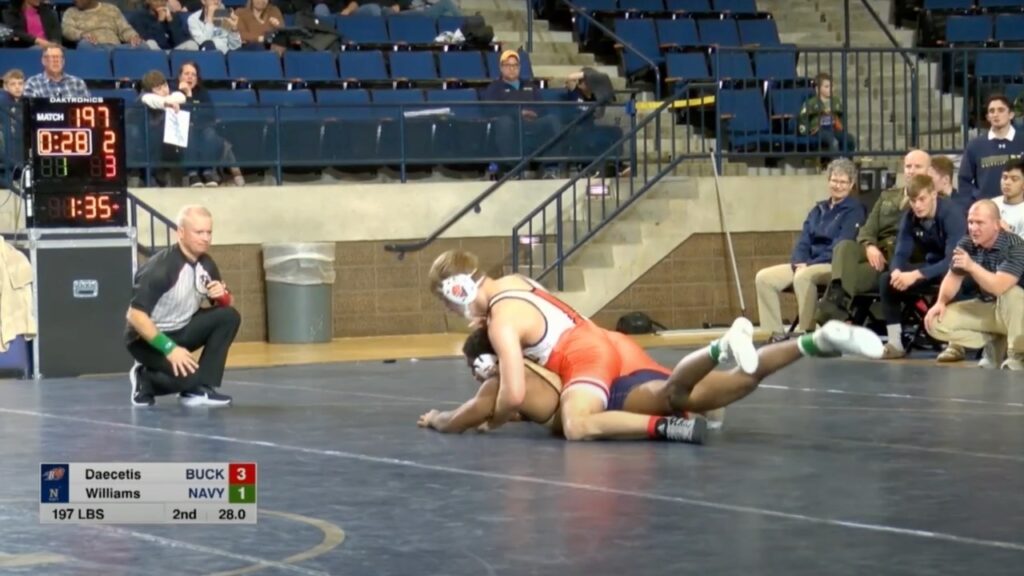 197lbs logan deacetis bucknell vs daniel williams navy