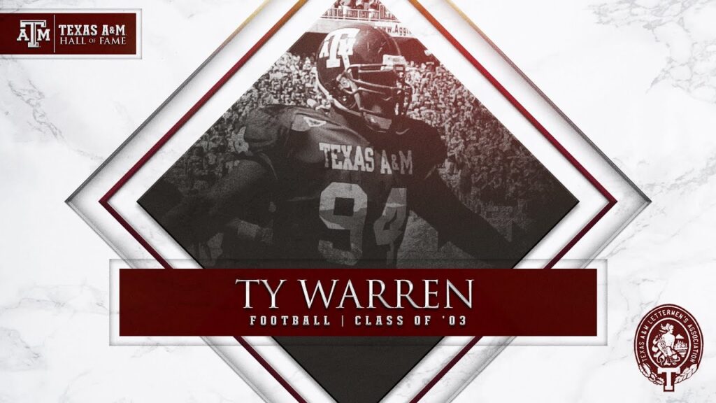 2019 texas am athletics hall of fame ty warren