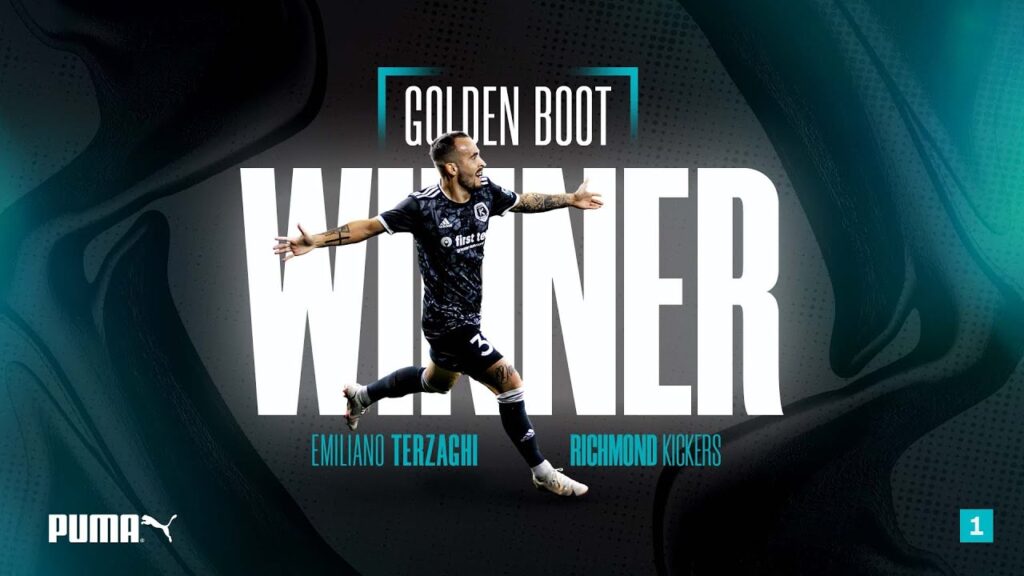 2021 usl league one golden boot winner presented by puma emiliano terzaghi