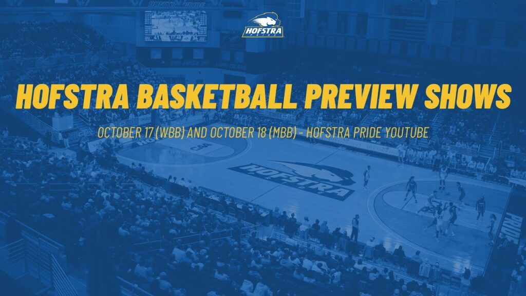 2023 24 hofstra mens basketball preview show 10 18 23