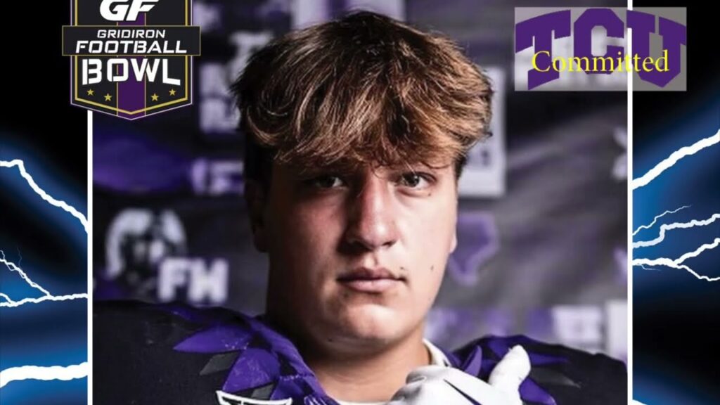 2023 gf all american bowl game commit ot mitch hodnett sterlington monroe la and tcu signee