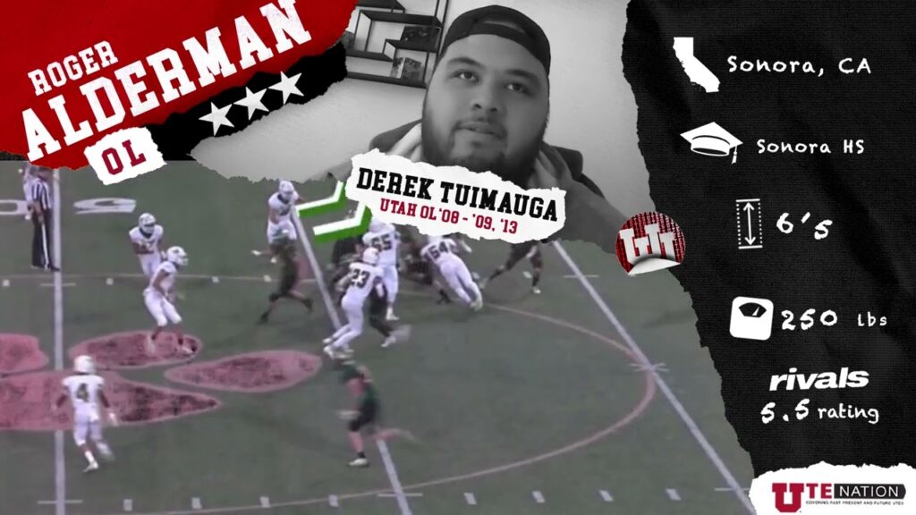 2023 utah utes signing class roger alderman ol