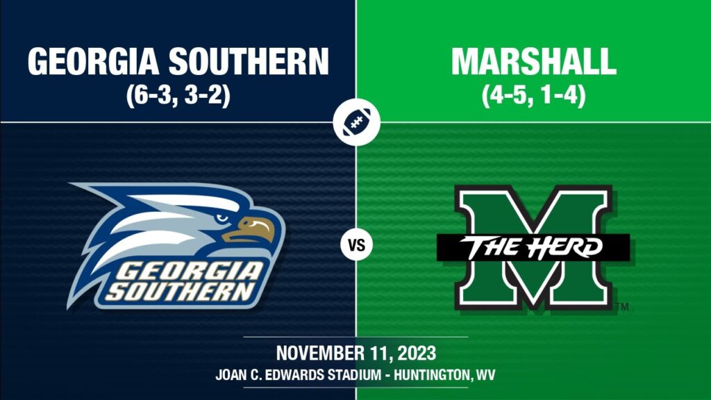 2023 week 11 georgia southern at marshall