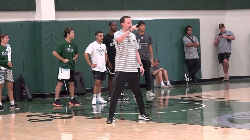 2024 25 hawaii mens basketball first practice