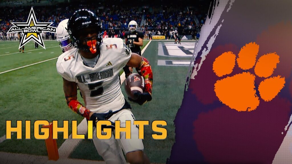 2024 all american bowl clemson commit tj moores top plays highlights nbc sports