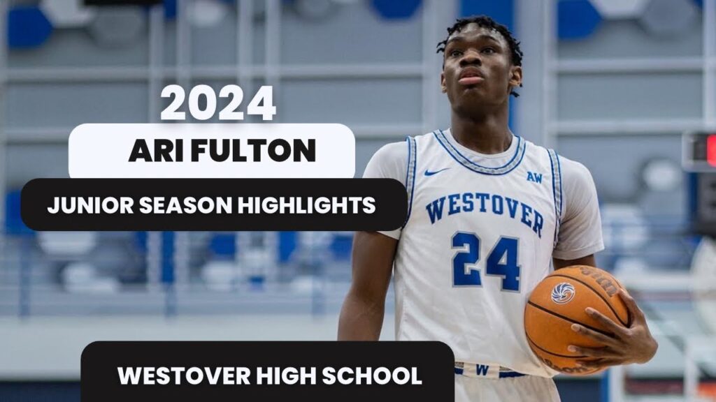 2024 ari fulton junior season highlights westover high school