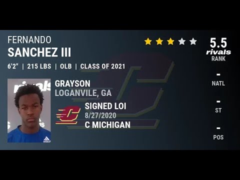 2024 college football hidden gems central michigan lb fernando sanchez iii 1