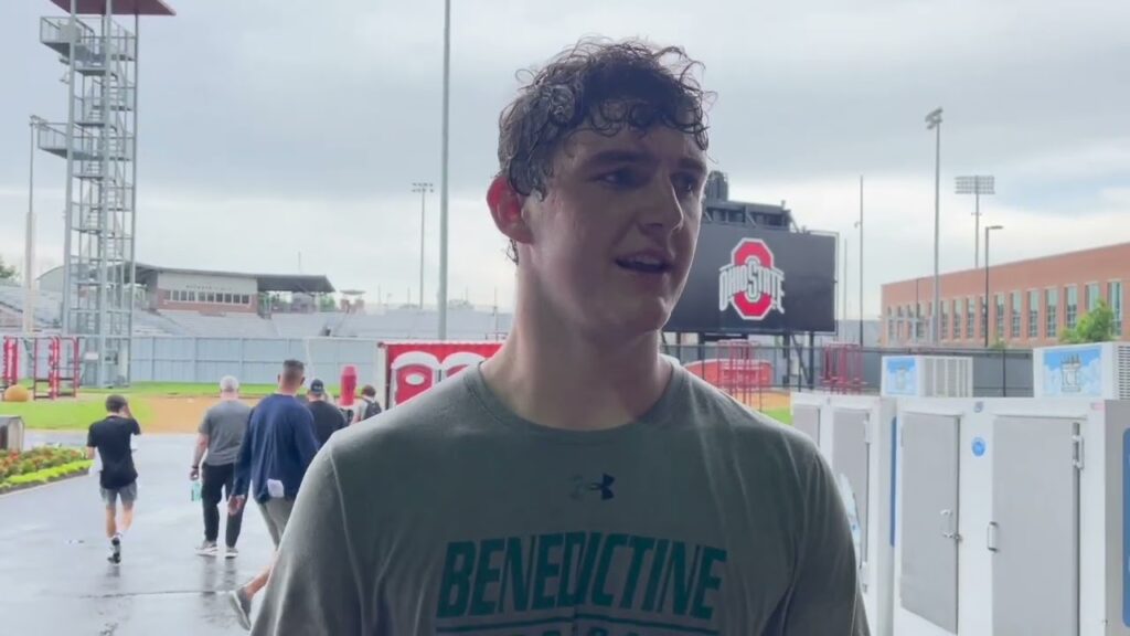 2024 three star te luca puccinelli recaps his day at ohio state camp