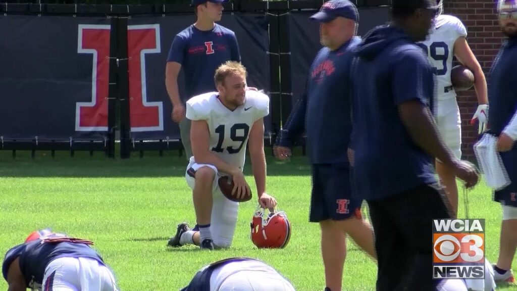 29 year old freshman hugh robertson taking over punting duties