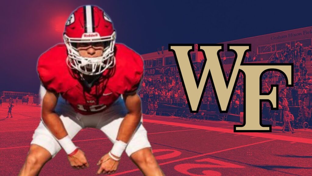 3 star 2024 wr ben grice wake forest commit woodward academy highlights vs trinity christian