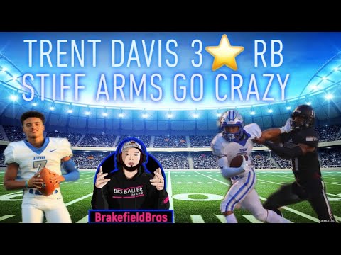 3 star runningback trent davis highlights