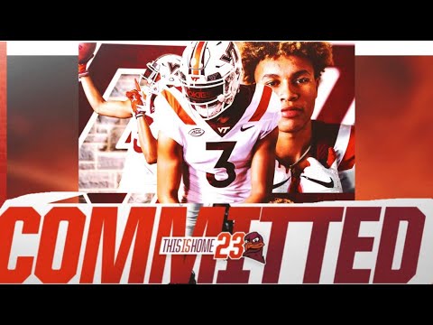 3 star te ezekiel wimbush commit to virginia tech ashburn va stone bridge high ezekielwimbush