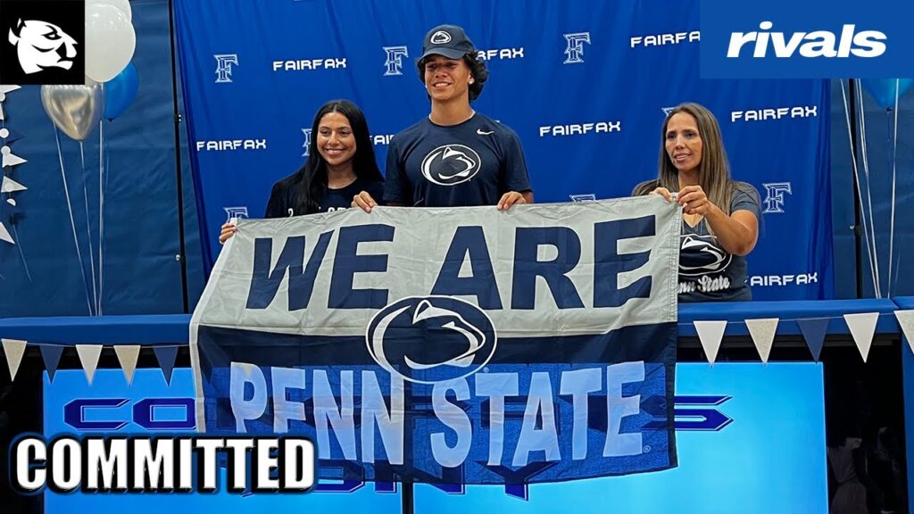 4 star lb tony rojas commits to penn state interview penn state nittany lions football