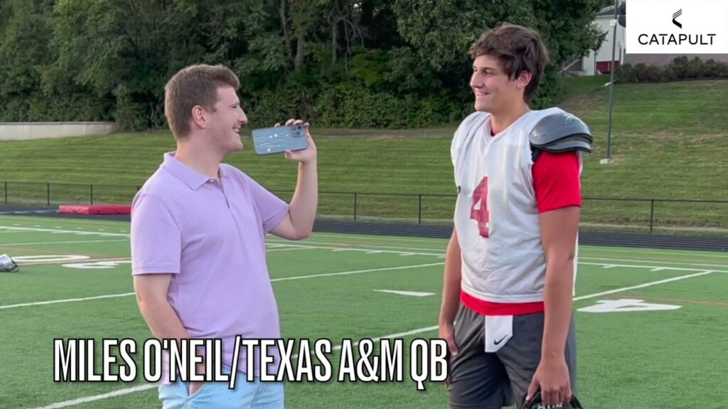 4 star qb miles oneil talks texas am commitment avon game preview