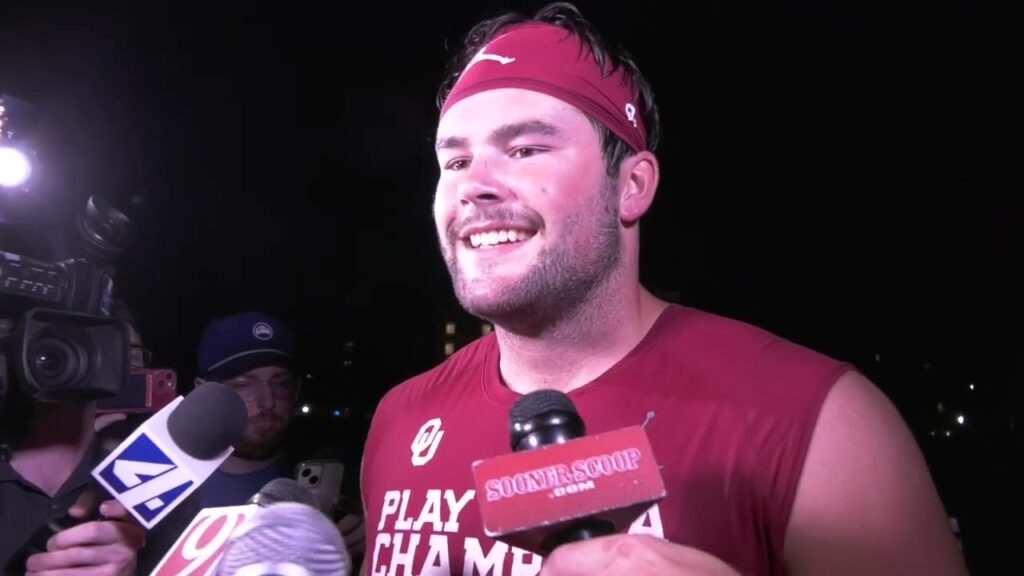 8 10 2024 oklahoma te jake roberts post practice interview