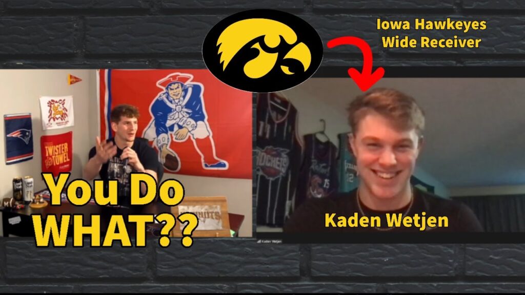 a day in the life of a d1 wide reciever kaden wetjen full interview