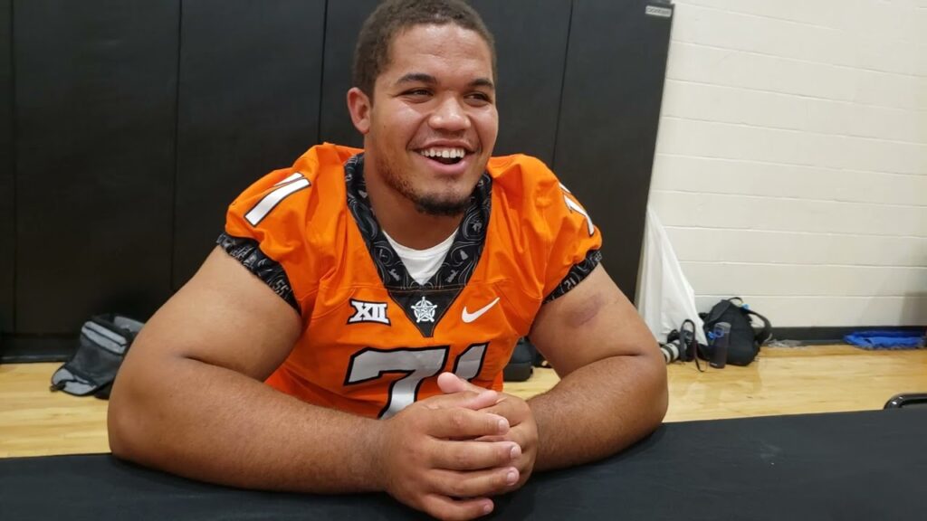 aden kelley at osu media day 2022