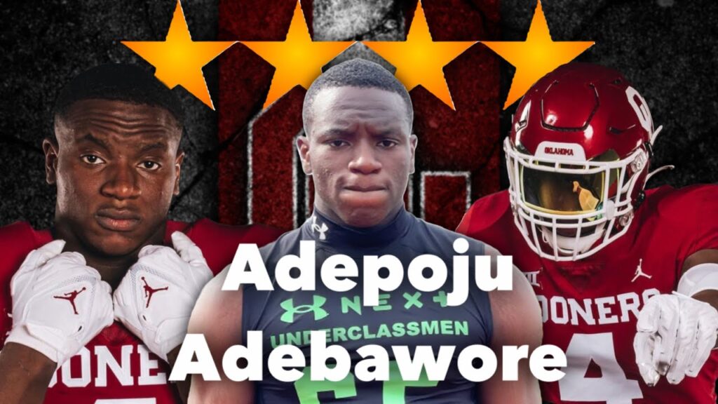 adepoju adebawore highlights reaction oklahoma football recruiting