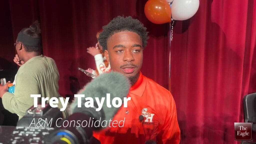 am consolidated rb trey taylor talks after signing with sam houston