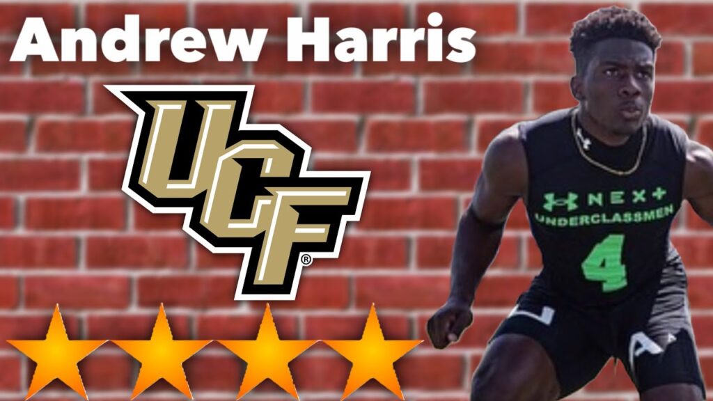 andrew harris highlights reaction ucf football recruiting