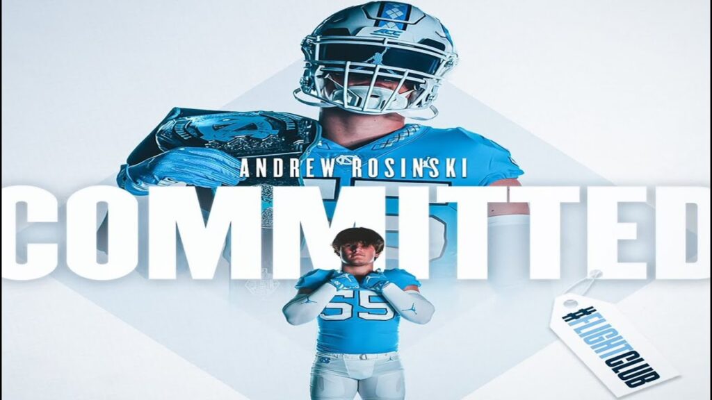 andrew rosinski commits to unc